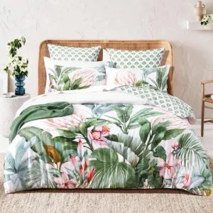 Renee Taylor Gardenia Cotton Multi Quilt Cover Set by null, a Quilt Covers for sale on Style Sourcebook
