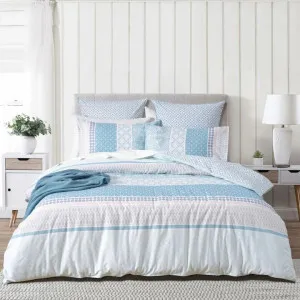 Renee Taylor Margot Cotton Blue Quilt Cover Set by null, a Quilt Covers for sale on Style Sourcebook