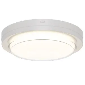 Telbix Viggo Weatherproof Round LED Bunker Light White by Telbix, a Lighting for sale on Style Sourcebook