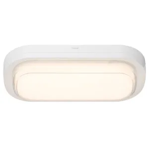 Telbix Viggo Weatherproof Rectangle LED Bunker Light White by Telbix, a Lighting for sale on Style Sourcebook