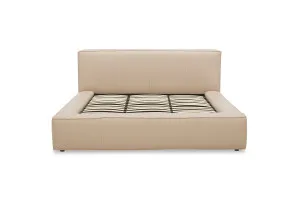 Oasis King Gaslift Bed Frame, Beige, by Lounge Lovers by Lounge Lovers, a Beds & Bed Frames for sale on Style Sourcebook