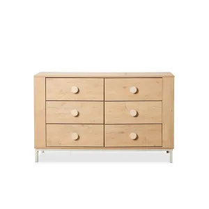 Spotty Six Drawers With Storage - Cream - Mocka by Mocka., a Dressers & Chests of Drawers for sale on Style Sourcebook