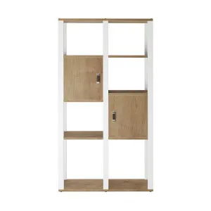 Jacob 160cm 4-Tier Storage Display Cabinet w/ Door - Natural by Luxo, a Bookcases for sale on Style Sourcebook