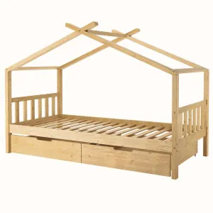 Tucker Solid Pine Timber Kids Bed with Drawers by Luxo, a Kids Beds & Bunks for sale on Style Sourcebook