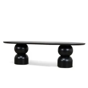 Elemental 2.8m Dining Table - Full Black by Interior Secrets - AfterPay Available by Interior Secrets, a Dining Tables for sale on Style Sourcebook