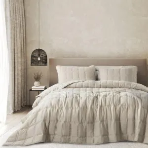 Odyssey Living Port Douglas Sunwashed Birch Comforter Set by null, a Quilts & Bedspreads for sale on Style Sourcebook