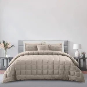 Odyssey Living Deluxe Faur Fur Oatmeal Comforter Set by null, a Quilts & Bedspreads for sale on Style Sourcebook