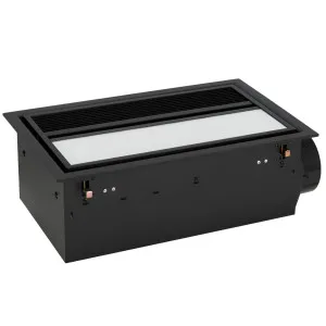 Mercator Jupiter 3 in 1 Bathroom Exhaust Fan and Heater with LED Light Black by Mercator, a Exhaust Fans for sale on Style Sourcebook