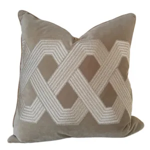 LAST TWO - Lucy Cushion 50cm Square | Champagne by null, a Cushions, Decorative Pillows for sale on Style Sourcebook