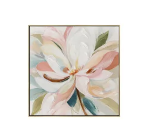 Flora Reverie Wall Art Canvas 80cm x 80cm by Luxe Mirrors, a Artwork & Wall Decor for sale on Style Sourcebook