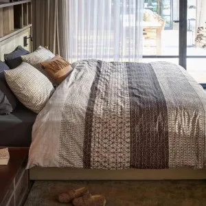 Bedding House Mathis Natural Quilt Cover Set by null, a Quilt Covers for sale on Style Sourcebook
