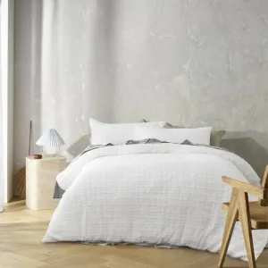 Accessorize Augusta White Quilt Cover Set by null, a Quilt Covers for sale on Style Sourcebook