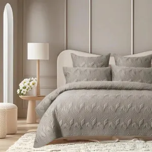 Accessorize 400 Thread Count Bamboo Cotton Natural Coverlet Set by null, a Quilt Covers for sale on Style Sourcebook