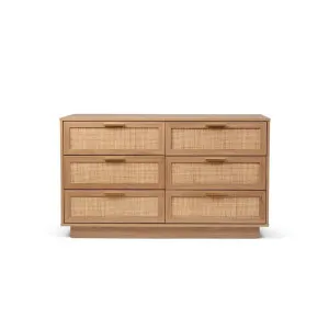 Noosa Rattan Six Drawer - Natural - Mocka by Mocka., a Dressers & Chests of Drawers for sale on Style Sourcebook