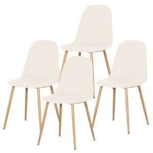 Florida Corduroy Fabric Dining Chairs (Set of 4) by Luxo, a Dining Chairs for sale on Style Sourcebook