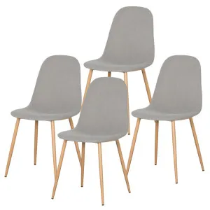 Florida Corduroy Fabric Dining Chairs (Set of 4) by Luxo, a Dining Chairs for sale on Style Sourcebook
