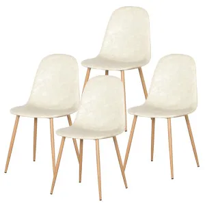 Florida PU Leather Dining Chairs (Set of 4) by Luxo, a Dining Chairs for sale on Style Sourcebook
