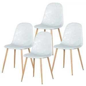 Florida PU Leather Dining Chairs (Set of 4) by Luxo, a Dining Chairs for sale on Style Sourcebook