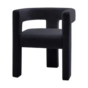 Utah Boucle Upholstered Accent Chair by Luxo, a Dining Chairs for sale on Style Sourcebook