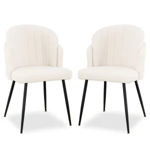 Scarlett Boucle Dining Chair (Set of 2) by Luxo, a Dining Chairs for sale on Style Sourcebook