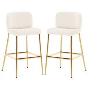 Bernie Boucle Bar Stool (Set of 2) by Luxo, a Bar Stools for sale on Style Sourcebook