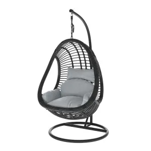 Deanna Curved Outdoor Hanging Egg Chair by Luxo Outdoors, a Outdoor Chairs for sale on Style Sourcebook