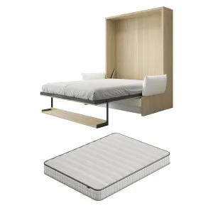 Byron & Cybele Queen Wall Bed & Mattress Package in White by Luxo Furniture, a Bedroom Sets & Suites for sale on Style Sourcebook