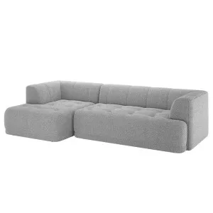 Averill 4 Seater Boucle Upholstered Sofa by Luxo, a Saunas for sale on Style Sourcebook
