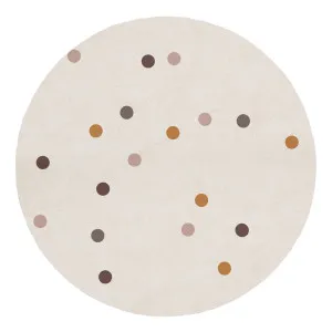 Roya 160x160cm Round Polka Dot Kids Indoor Rug by Luxo Home Decor, a Kids Rugs for sale on Style Sourcebook