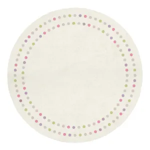 Shirin 160 Round Polka Dot Kids Indoor Rug by Luxo Home Decor, a Kids Rugs for sale on Style Sourcebook