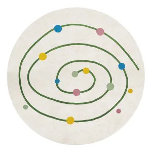 Callista 160cm Kids Round Colourful Spot Indoor Floor Rug by Luxo Home Decor, a Kids Rugs for sale on Style Sourcebook