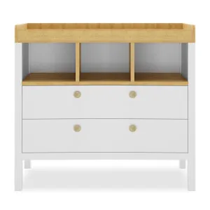 Rosella Solid Pine Baby Change Table with Drawers in White by Luxo Baby, a Changing Tables for sale on Style Sourcebook