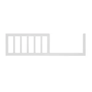 Giro Solid Pine 3-in-1 Cot to Toddler Bed Rail Kit in White by Luxo Baby, a Cots & Bassinets for sale on Style Sourcebook
