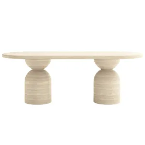 Lumen 220cm Oval Indoor/Outdoor Concrete Dining Table by Luxo, a Tables for sale on Style Sourcebook