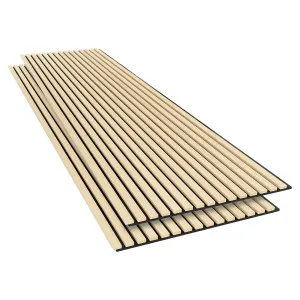 Agoran 270cm Acoustic Wood Slat Wall Panel - 2 of Set by Luxo, a Wall Hangings & Decor for sale on Style Sourcebook