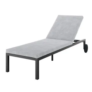 Bahiya Aluminium Outdoor Sunbed with Cushion by Luxo, a Outdoor Sunbeds & Daybeds for sale on Style Sourcebook