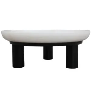 Eileen Footed Bowl - Large Black by Cafe Lighting and Living, a Vases & Jars for sale on Style Sourcebook