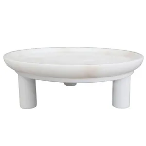 Eileen Footed Bowl - Large White by Cafe Lighting and Living, a Vases & Jars for sale on Style Sourcebook