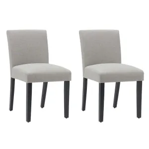 Christie Dining Chair Set of 2 - Taupe - OUTLET NSW by CAFE Lighting & Living, a Dining Chairs for sale on Style Sourcebook