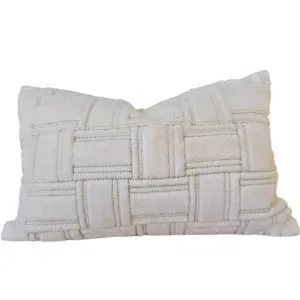 Ada Cushion 40x60cm Lumbar - Faux Fur Cream White by null, a Cushions, Decorative Pillows for sale on Style Sourcebook