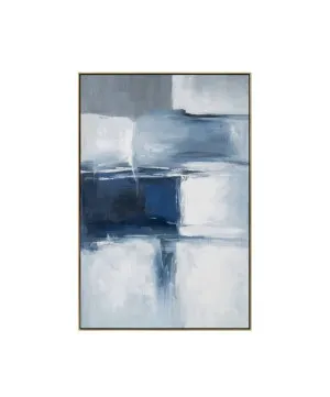 Blue Drift Wall Art Canvas 120cm x 80cm by Luxe Mirrors, a Artwork & Wall Decor for sale on Style Sourcebook