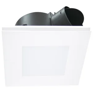 Ventair Airbus DC 250 Ceiling Exhaust Fan with Interchangeable LED Square Fascia White by Ventair, a Exhaust Fans for sale on Style Sourcebook
