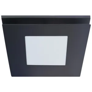 Ventair Airbus DC 250 Ceiling Exhaust Fan with Interchangeable LED Square Fascia Black by Ventair, a Exhaust Fans for sale on Style Sourcebook