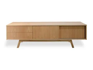 Ella Scandinavian 180cm TV Entertainment Unit - Lowline - Natural - Last One by Interior Secrets - AfterPay Available by Interior Secrets, a Entertainment Units & TV Stands for sale on Style Sourcebook