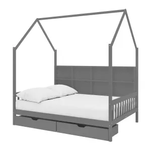 Yileen Solid Pine Kids Bed with Drawers and Storage Shelves by Luxo, a Kids Beds & Bunks for sale on Style Sourcebook
