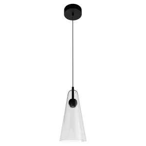 Calibo Skua Artisan Glass Tricolour LED Pendant Black by Calibo, a Pendant Lighting for sale on Style Sourcebook