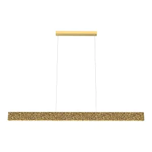 Calibo Couas Textured Honeycomb 3CCT LED Linear Pendant 1500mm by Calibo, a Pendant Lighting for sale on Style Sourcebook