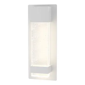 Calibo Coot Small Rectangular Bubble Glass Weatherproof LED Exterior Wall Light White by Calibo, a Wall Lighting for sale on Style Sourcebook