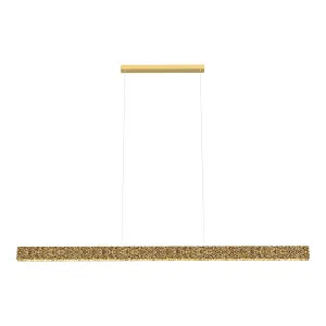 Calibo Couas Textured Honeycomb 3CCT LED Linear Pendant 2000mm by Calibo, a Pendant Lighting for sale on Style Sourcebook