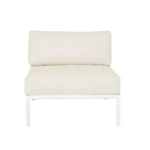 Mauritius Island 2 Seater Left Arm Sofa - Sand - White by null, a Outdoor Sofas for sale on Style Sourcebook
